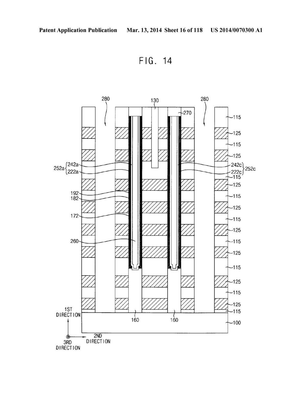 VERTICAL MEMORY DEVICES AND METHODS OF MANUFACTURING THE SAME - diagram, schematic, and image 17