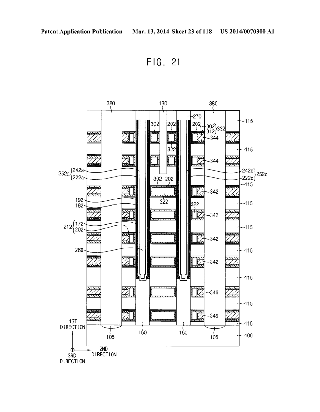 VERTICAL MEMORY DEVICES AND METHODS OF MANUFACTURING THE SAME - diagram, schematic, and image 24