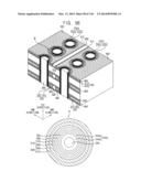 VERTICAL MEMORY DEVICES AND METHODS OF MANUFACTURING THE SAME diagram and image