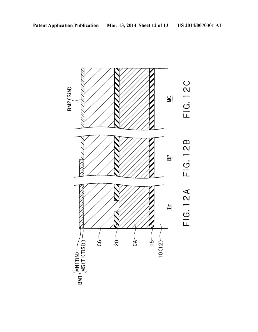 SEMICONDUCTOR STORAGE DEVICE AND MANUFACTURING METHOD THEREOF - diagram, schematic, and image 13