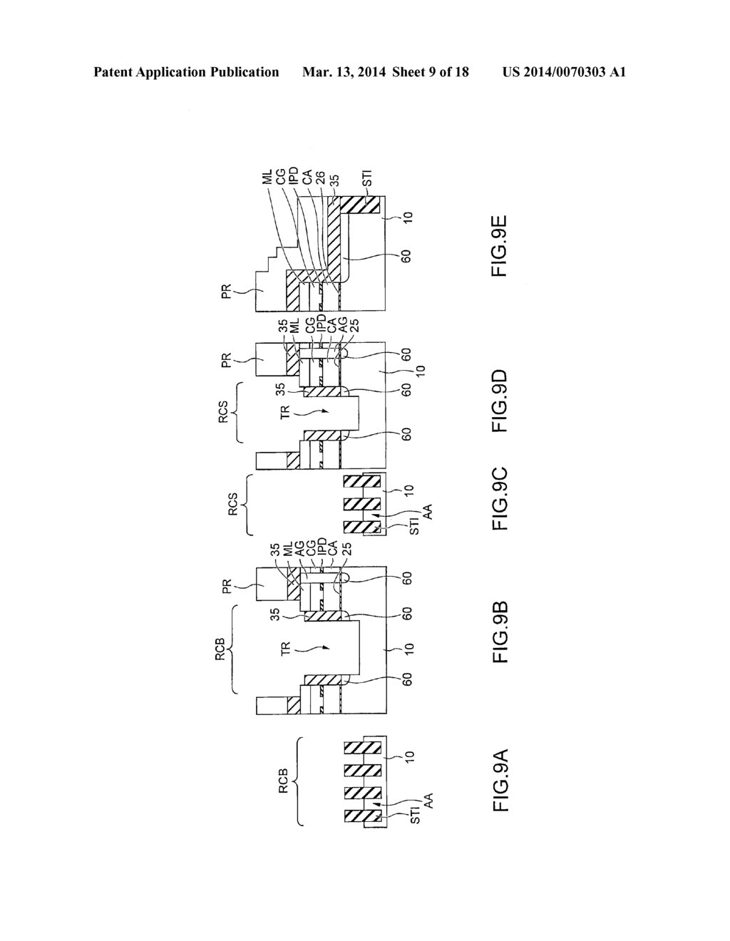 SEMICONDUCTOR STORAGE DEVICE AND MANUFACTURING METHOD THEREOF - diagram, schematic, and image 10