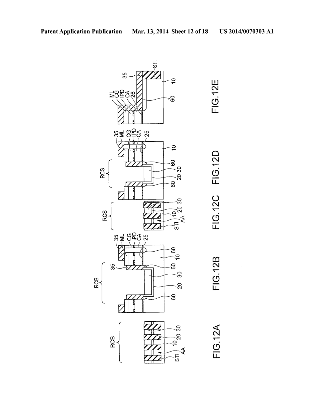 SEMICONDUCTOR STORAGE DEVICE AND MANUFACTURING METHOD THEREOF - diagram, schematic, and image 13