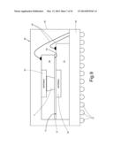 INTEGRATED ELECTRONIC DEVICE WITH TRANSCEIVING ANTENNA AND MAGNETIC     INTERCONNECTION diagram and image