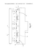 INTEGRATED ELECTRONIC DEVICE WITH TRANSCEIVING ANTENNA AND MAGNETIC     INTERCONNECTION diagram and image