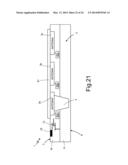 INTEGRATED ELECTRONIC DEVICE WITH TRANSCEIVING ANTENNA AND MAGNETIC     INTERCONNECTION diagram and image