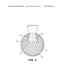 METHOD OF MAKING A GOLF BALL WITH LATTICE REINFORCED LAYER diagram and image