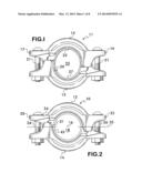 Coupling With Notched Projections Having Gasket Pocket of Varying Depth diagram and image