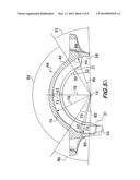 Coupling With Notched Projections Having Gasket Pocket of Varying Depth diagram and image