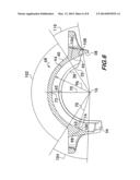 Coupling With Notched Projections Having Gasket Pocket of Varying Depth diagram and image