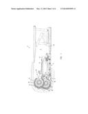 MINING INSTALLATION FOR EXTRACTING SEAM-TYPE OR MASS-DEPOSIT MINERAL     MATERIALS, AND MINING MACHINE FOR THE SAME diagram and image