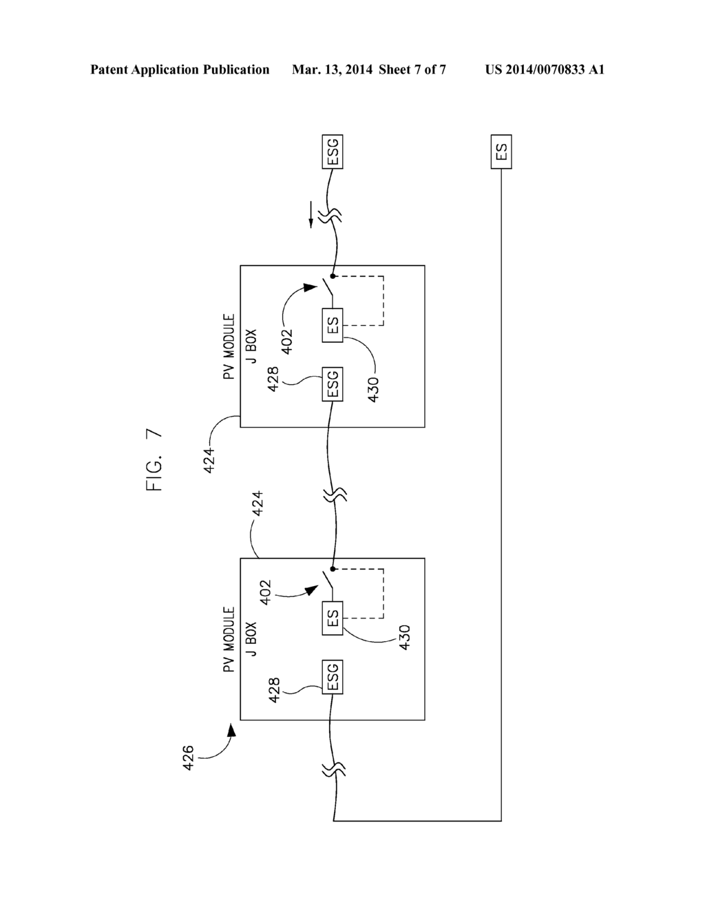 METHOD AND APPARATUS FOR DETECTING A LOOSE ELECTRICAL CONNECTION IN     PHOTOVOLTAIC SYSTEM - diagram, schematic, and image 08