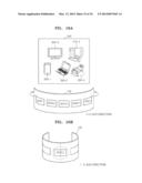 METHOD OF EXECUTING APPLICATION, METHOD OF CONTROLLING CONTENT SHARING,     AND DISPLAY DEVICE diagram and image