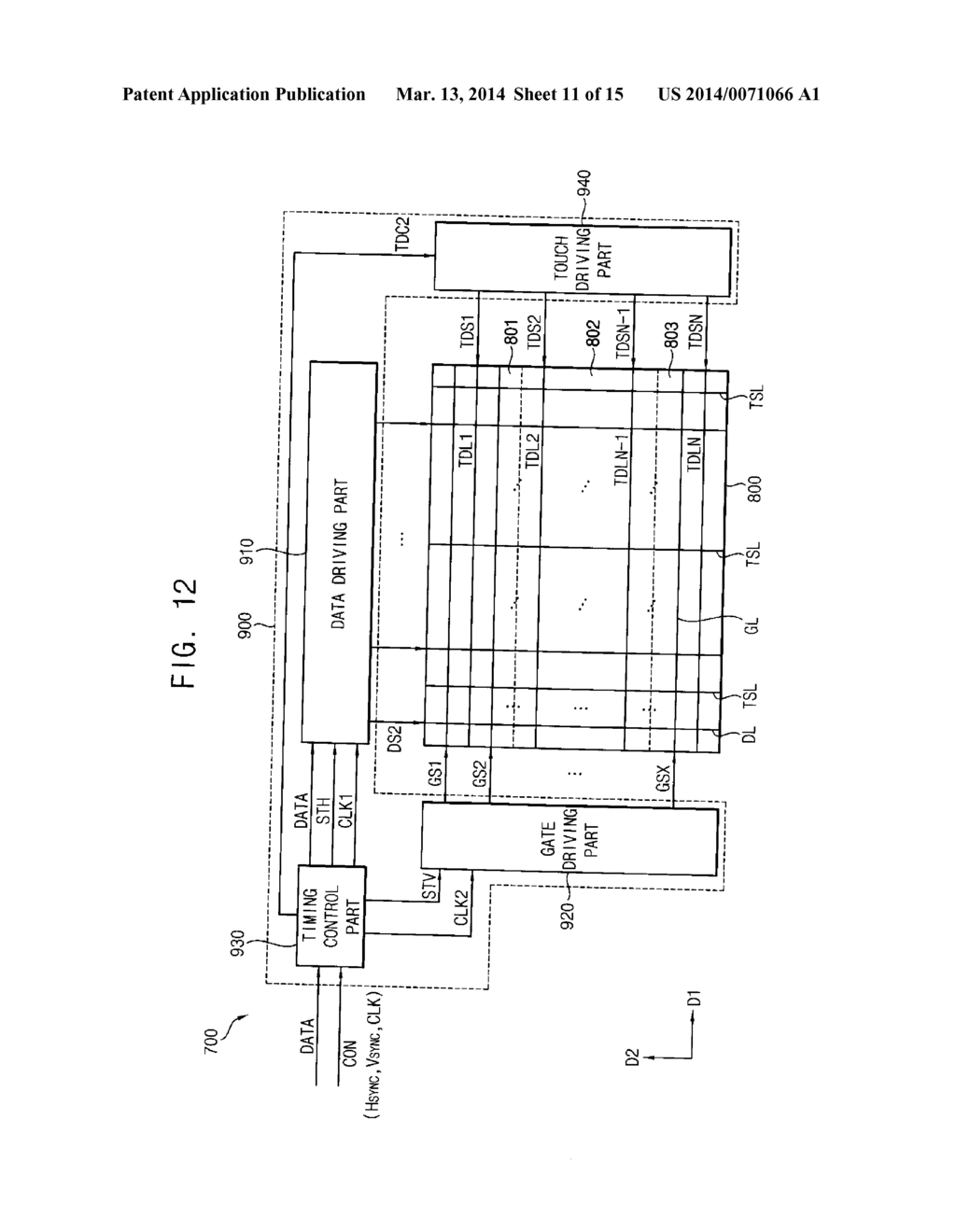 METHOD OF DRIVING A DISPLAY PANEL, DISPLAY PANEL DRIVING APPARATUS FOR     PERFORMING THE METHOD AND DISPLAY APPARATUS HAVING THE DISPLAY PANEL     DRIVING APPARATUS - diagram, schematic, and image 12