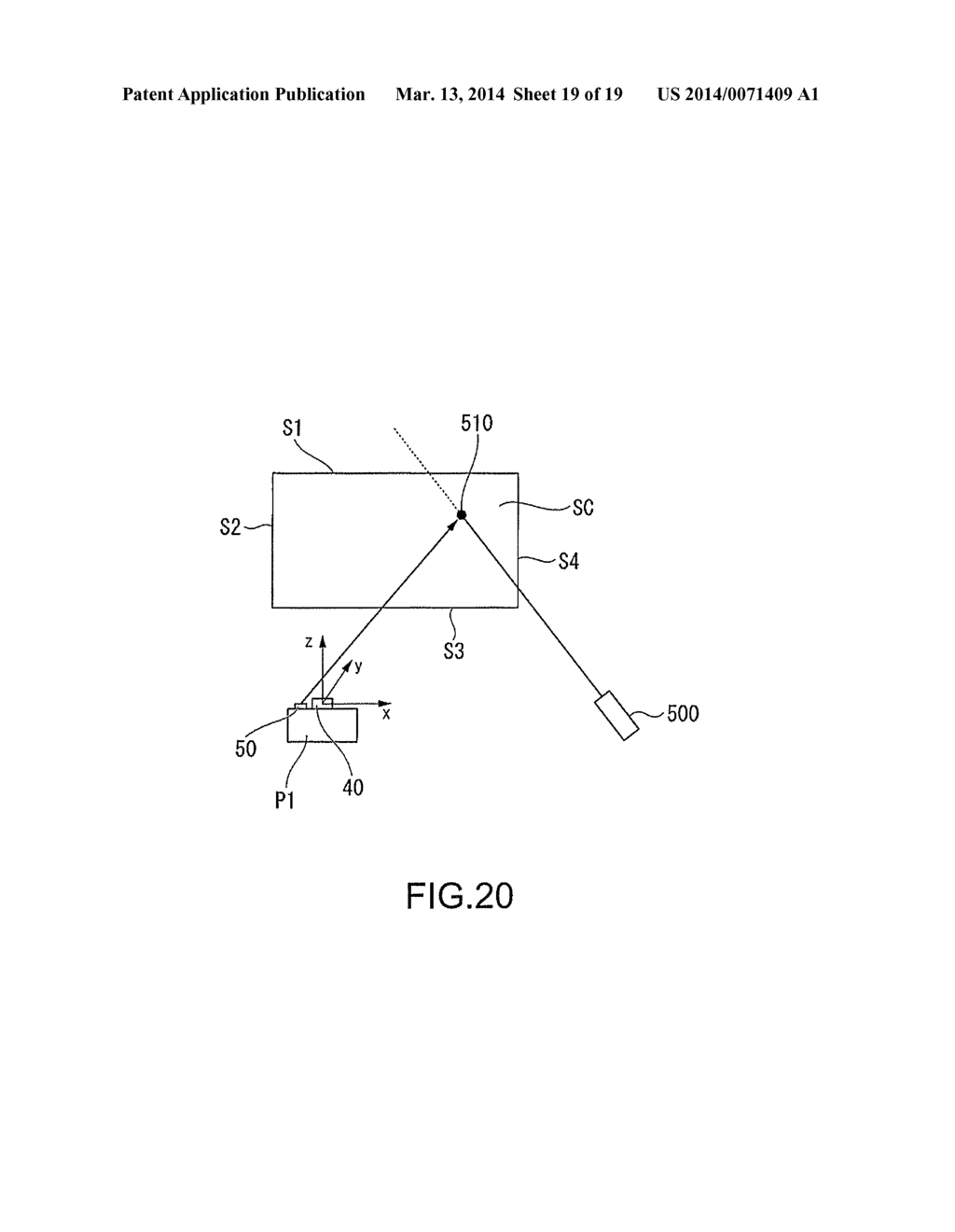 IMAGE PROCESSING DEVICE, PROJECTOR, AND IMAGE PROCESSING METHOD - diagram, schematic, and image 20