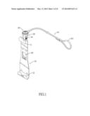 LOCKING APPARATUS FOR A PORTABLE ELECTRON DEVICE diagram and image