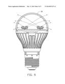 LED LAMP HAVING A LARGE ILLUMINATION ANGLE diagram and image