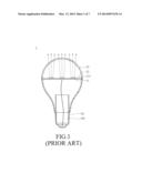 LED LIGHT BULB STRUCTURE diagram and image