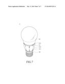 LED LIGHT BULB STRUCTURE diagram and image