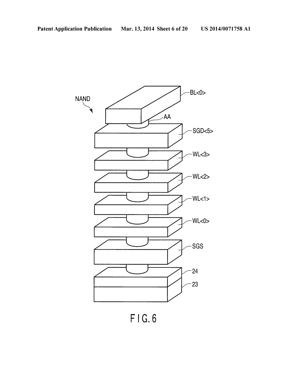 THREE DIMENSIONAL STACKED NONVOLATILE SEMICONDUCTOR MEMORY - diagram, schematic, and image 07