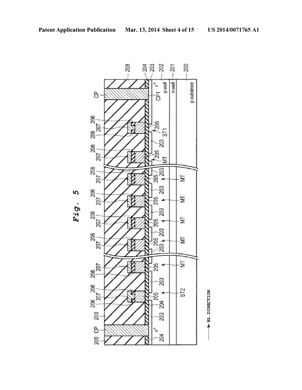 SEMICONDUCTOR MEMORY DEVICE AND CONTROL METHOD OF THE SAME - diagram, schematic, and image 05