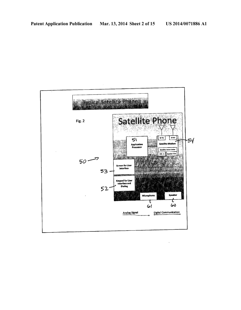 Satellite Communication Device for Routing Terrestrial Signals Through a     Satellite Network - diagram, schematic, and image 03