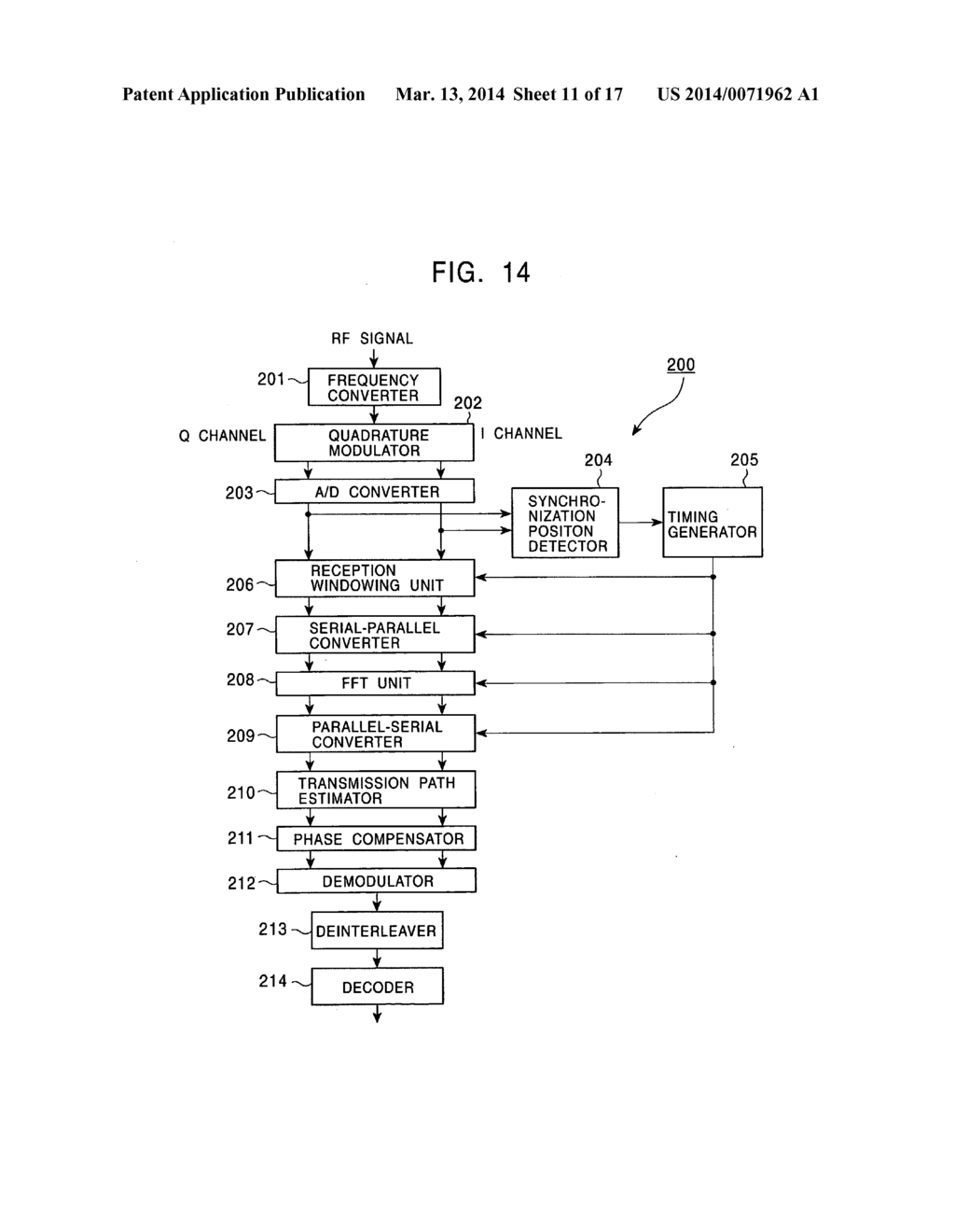 TRANSMITTING APPARATUS, RECEIVING APPARATUS, AND COMMUNICATION SYSTEM FOR     FORMATTING DATA - diagram, schematic, and image 12