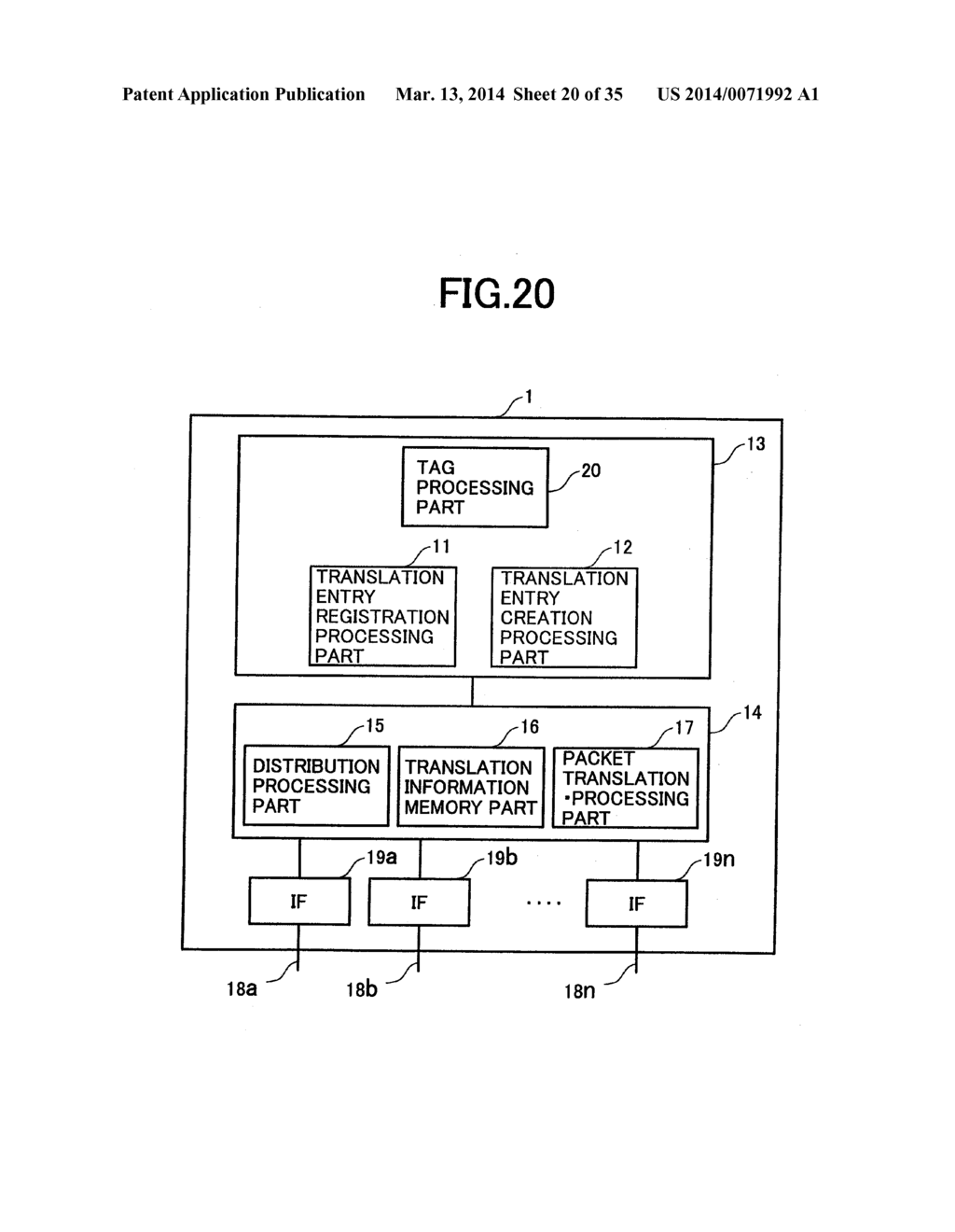 ADDRESS TRANSLATOR, MESSAGE PROCESSING METHOD AND EQUIPMENT - diagram, schematic, and image 21