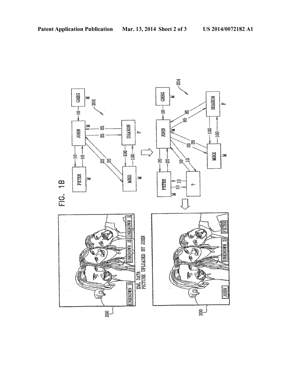 Relationship Mapping Employing Multi-Dimensional Context Including Facial     Recognition - diagram, schematic, and image 03