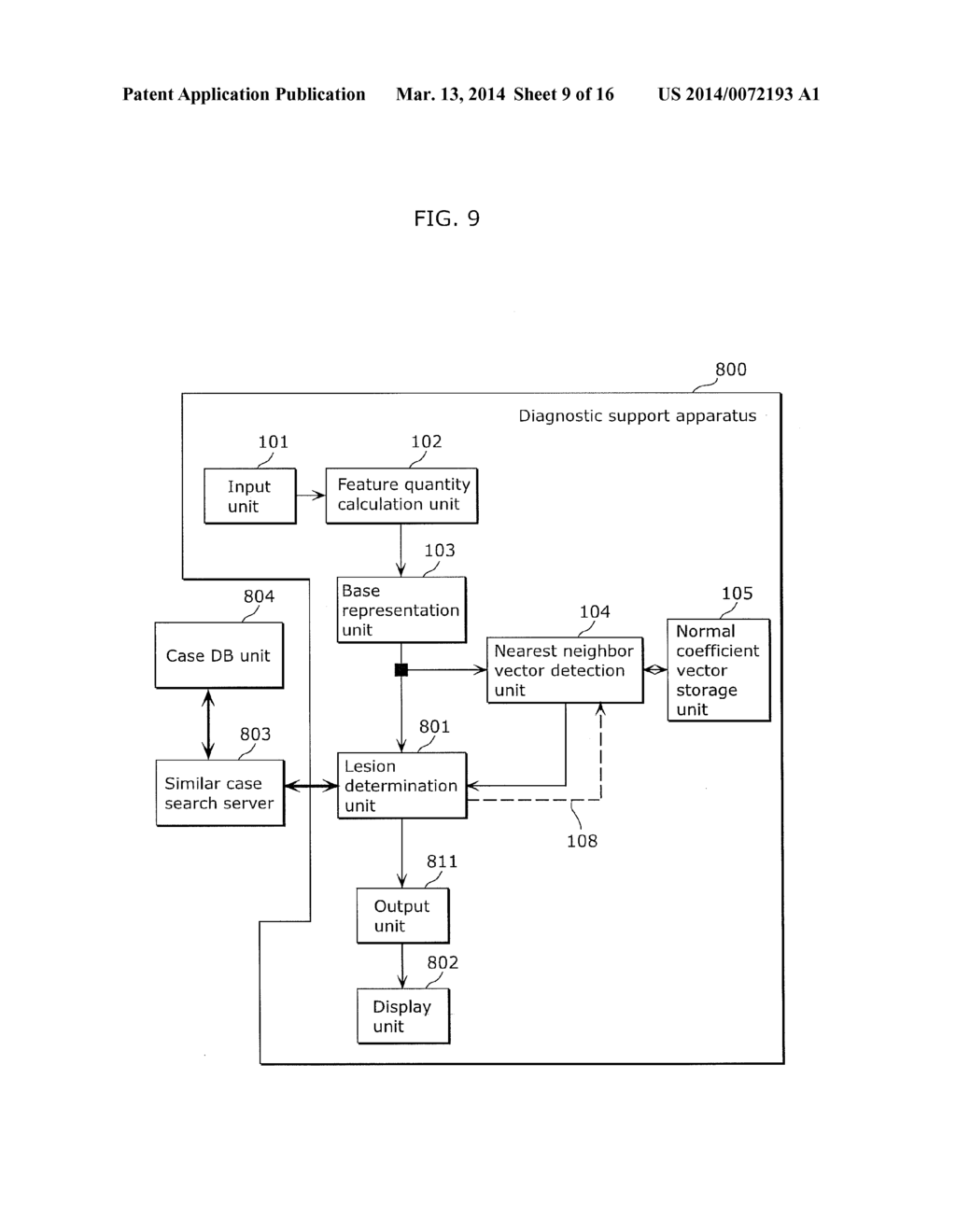 DIAGNOSTIC SUPPORT APPARATUS AND DIAGNOSTIC SUPPORT METHOD - diagram, schematic, and image 10