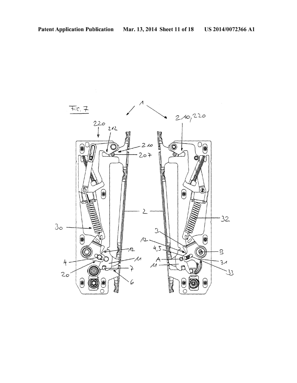 FASTENING DEVICE FOR FASTENING A FRONT PANEL ON A DRAWER - diagram, schematic, and image 12