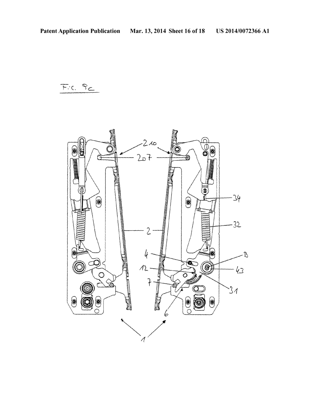 FASTENING DEVICE FOR FASTENING A FRONT PANEL ON A DRAWER - diagram, schematic, and image 17