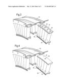 FILLED STATIC STRUCTURE FOR AXIAL-FLOW MACHINE diagram and image