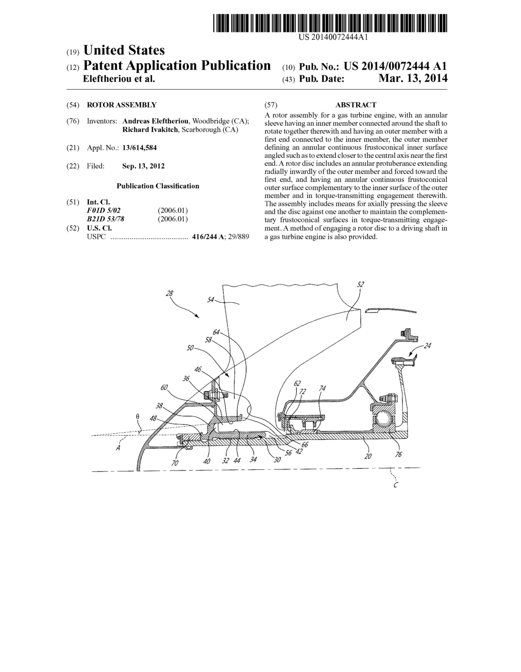 ROTOR ASSEMBLY - diagram, schematic, and image 01