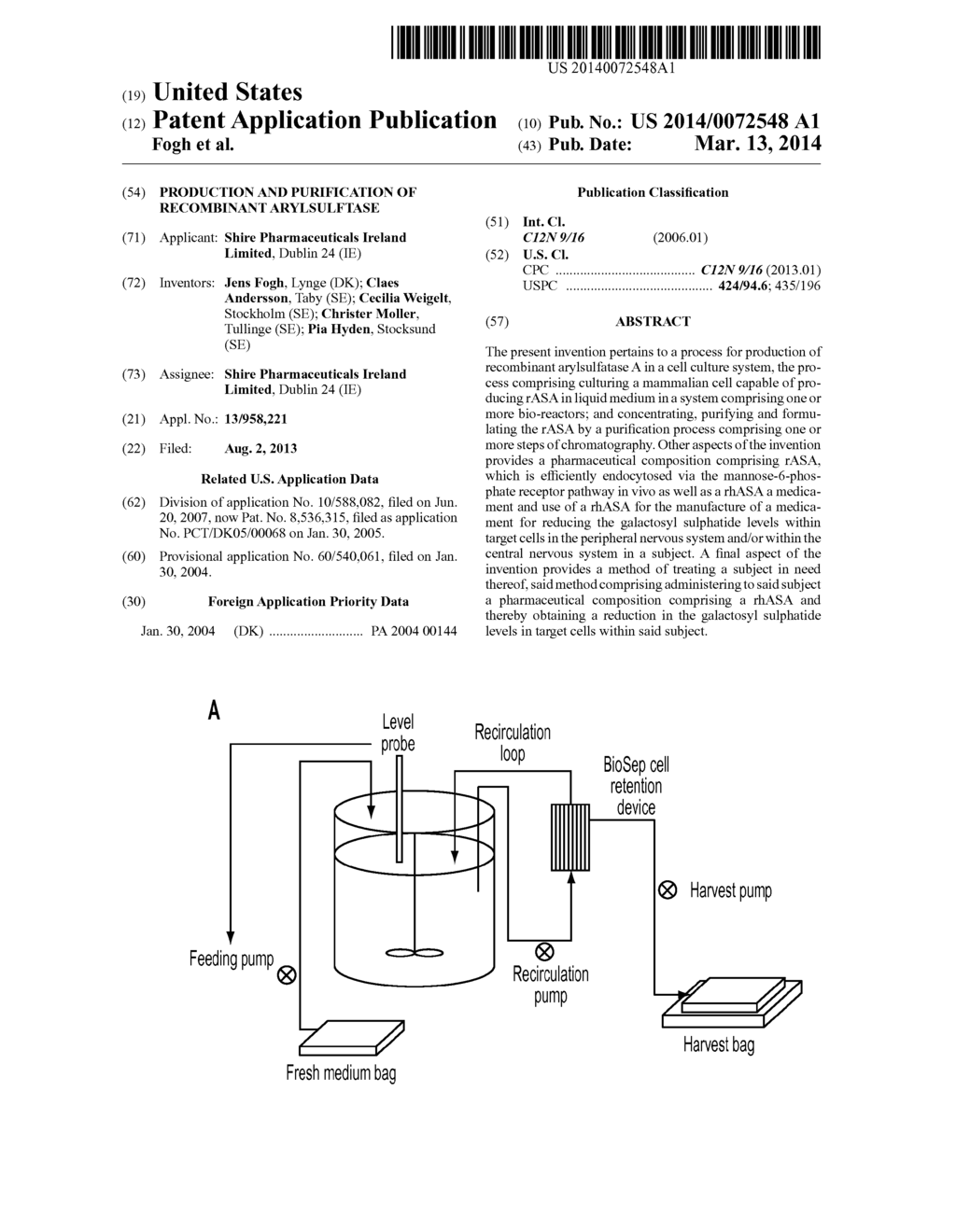 PRODUCTION AND PURIFICATION OF RECOMBINANT ARYLSULFTASE - diagram, schematic, and image 01