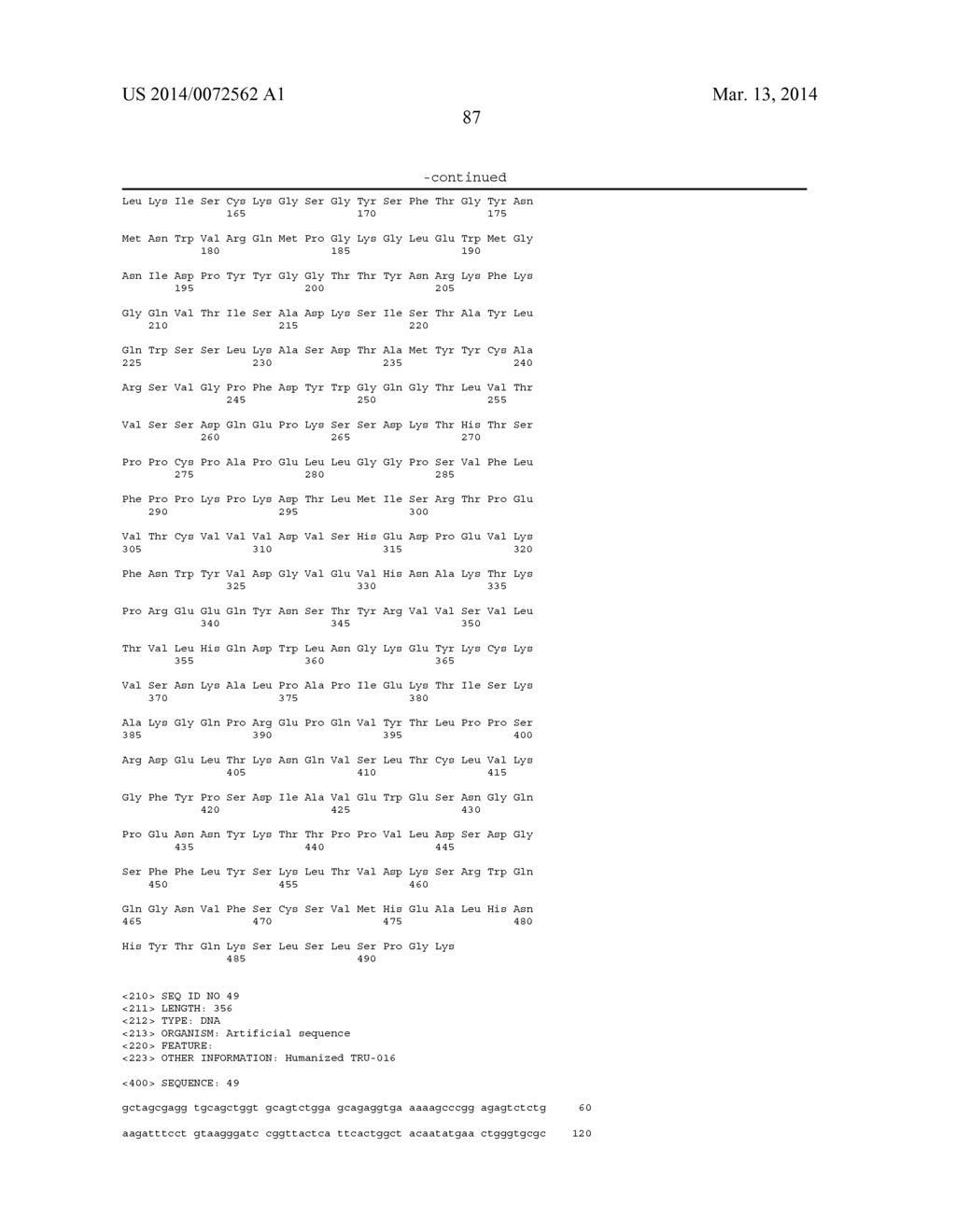 B-CELL REDUCTION USING CD37-SPECIFIC AND CD20-SPECIFIC BINDING MOLECULES - diagram, schematic, and image 127