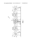 APPARATUS AND METHODS FOR CREATING A WOOD GRAIN APPEARANCE ON SHEET     MATERIAL diagram and image