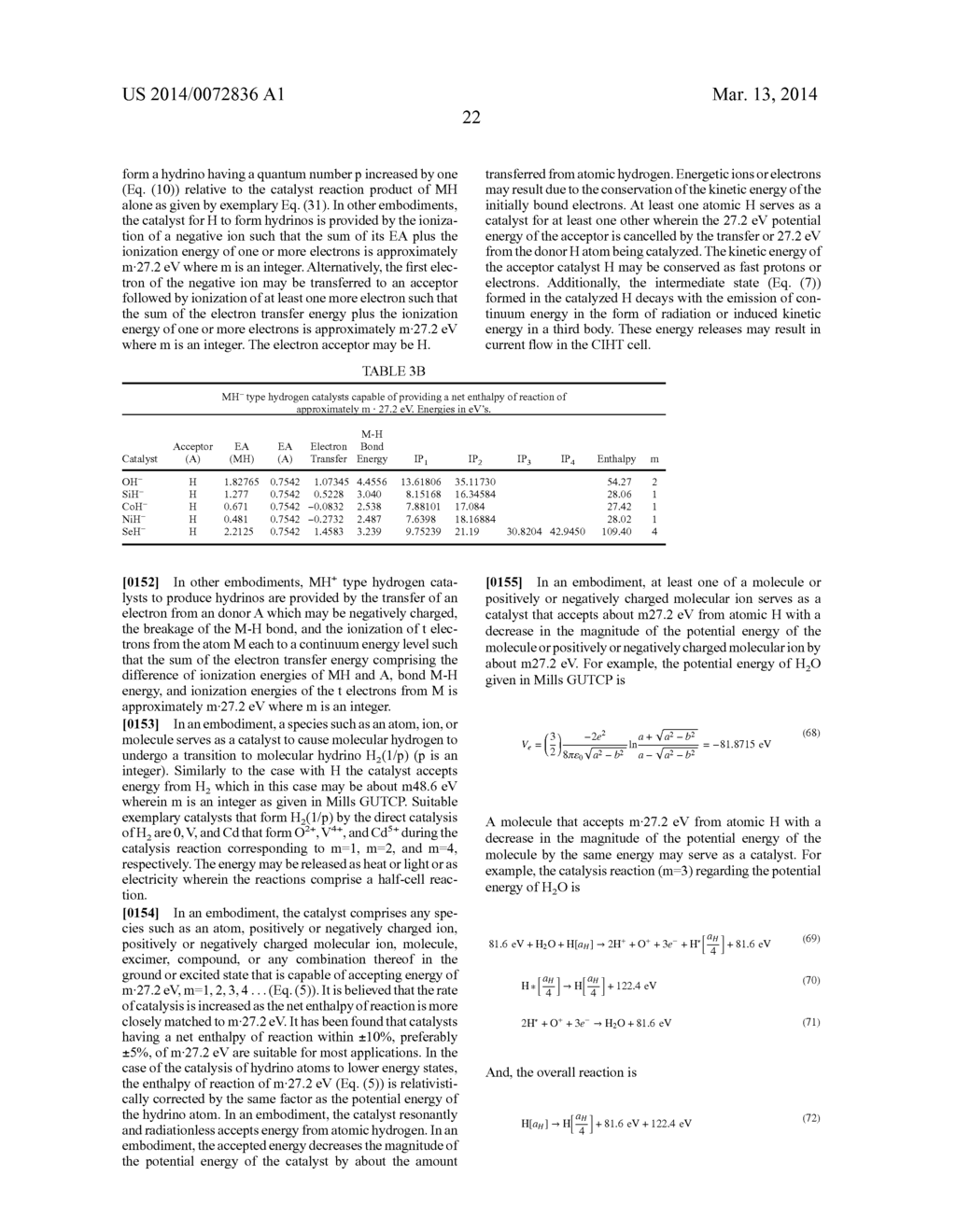 H2O-BASED ELECTROCHEMICAL HYDROGEN-CATALYST POWER SYSTEM - diagram, schematic, and image 28