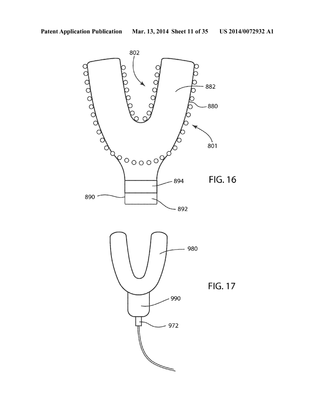 INTRA-ORAL LIGHT THERAPY APPARATUSES AND METHODS FOR THEIR USE - diagram, schematic, and image 12