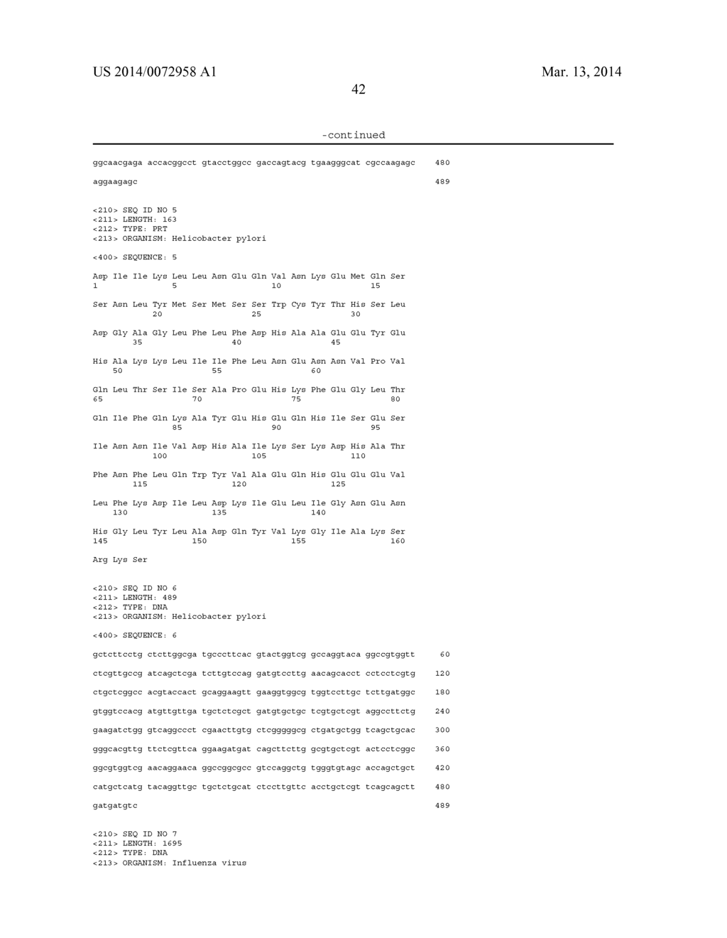 NOVEL INFLUENZA HEMAGGLUTININ PROTEIN-BASED VACCINES - diagram, schematic, and image 140