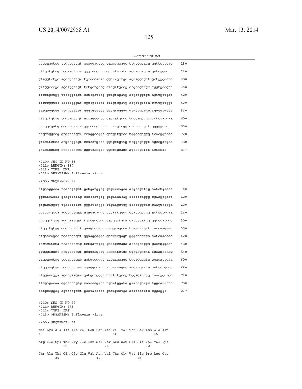 NOVEL INFLUENZA HEMAGGLUTININ PROTEIN-BASED VACCINES - diagram, schematic, and image 223