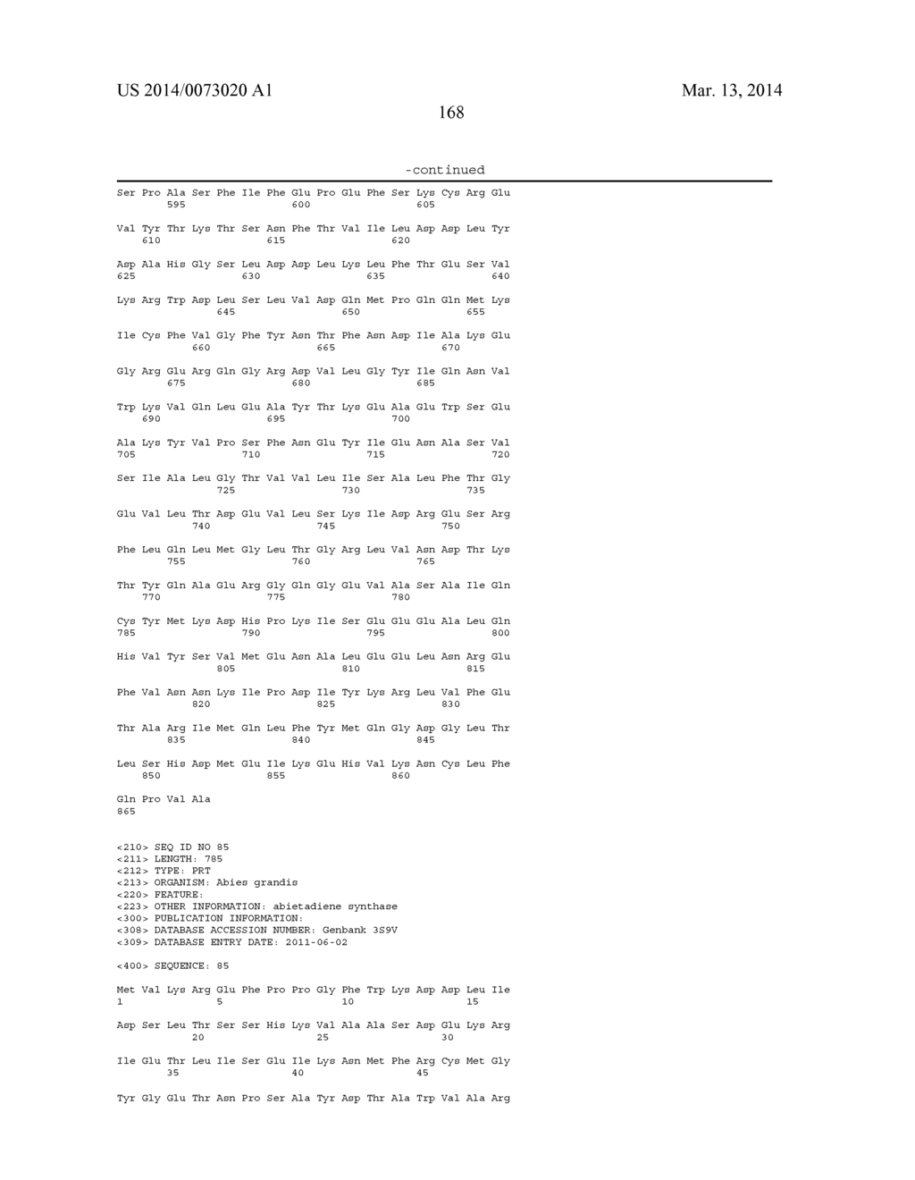 Sclareol and labdenediol diphosphate synthase polypeptides, encoding     nucleic acid molecules and uses thereof - diagram, schematic, and image 196