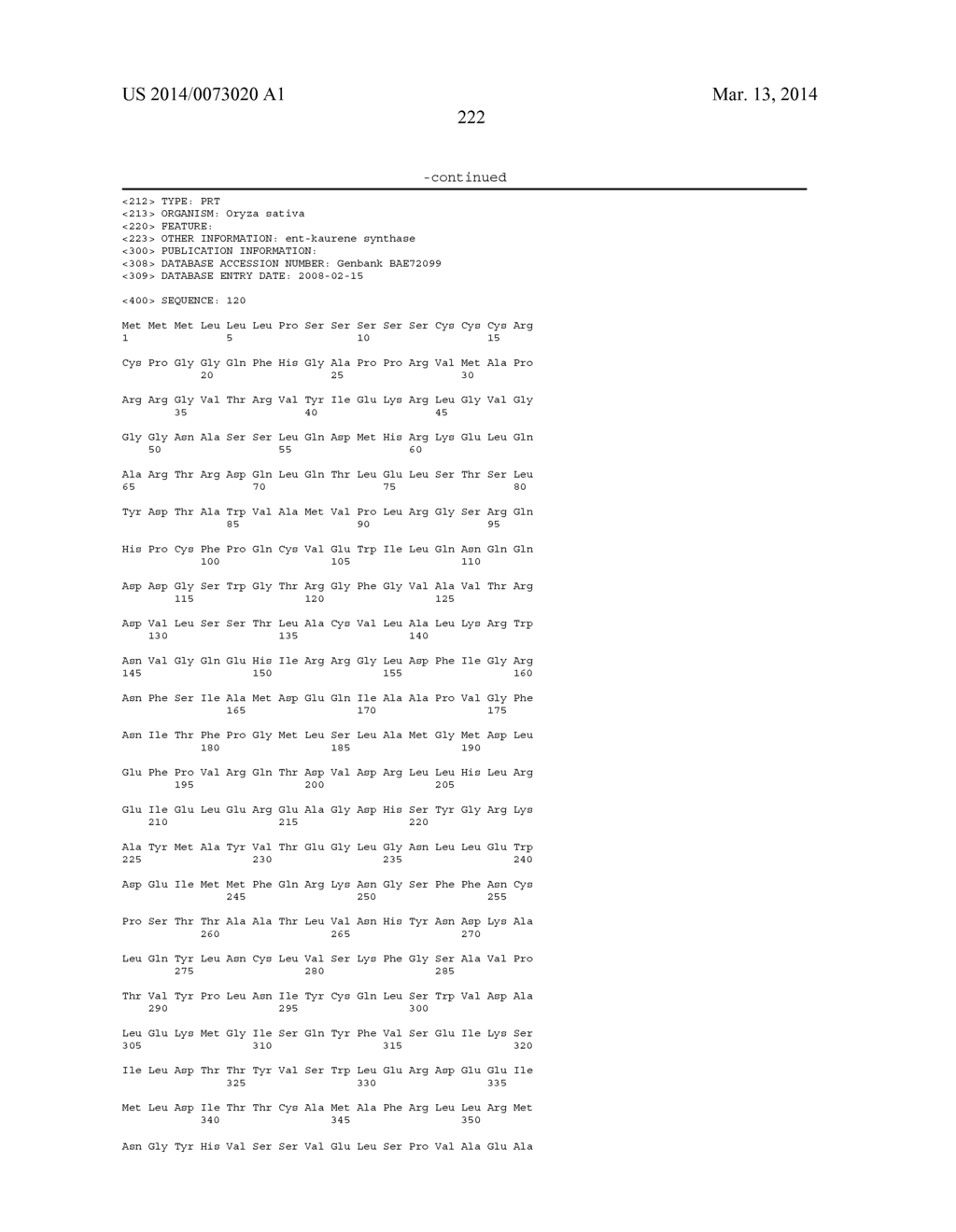 Sclareol and labdenediol diphosphate synthase polypeptides, encoding     nucleic acid molecules and uses thereof - diagram, schematic, and image 250