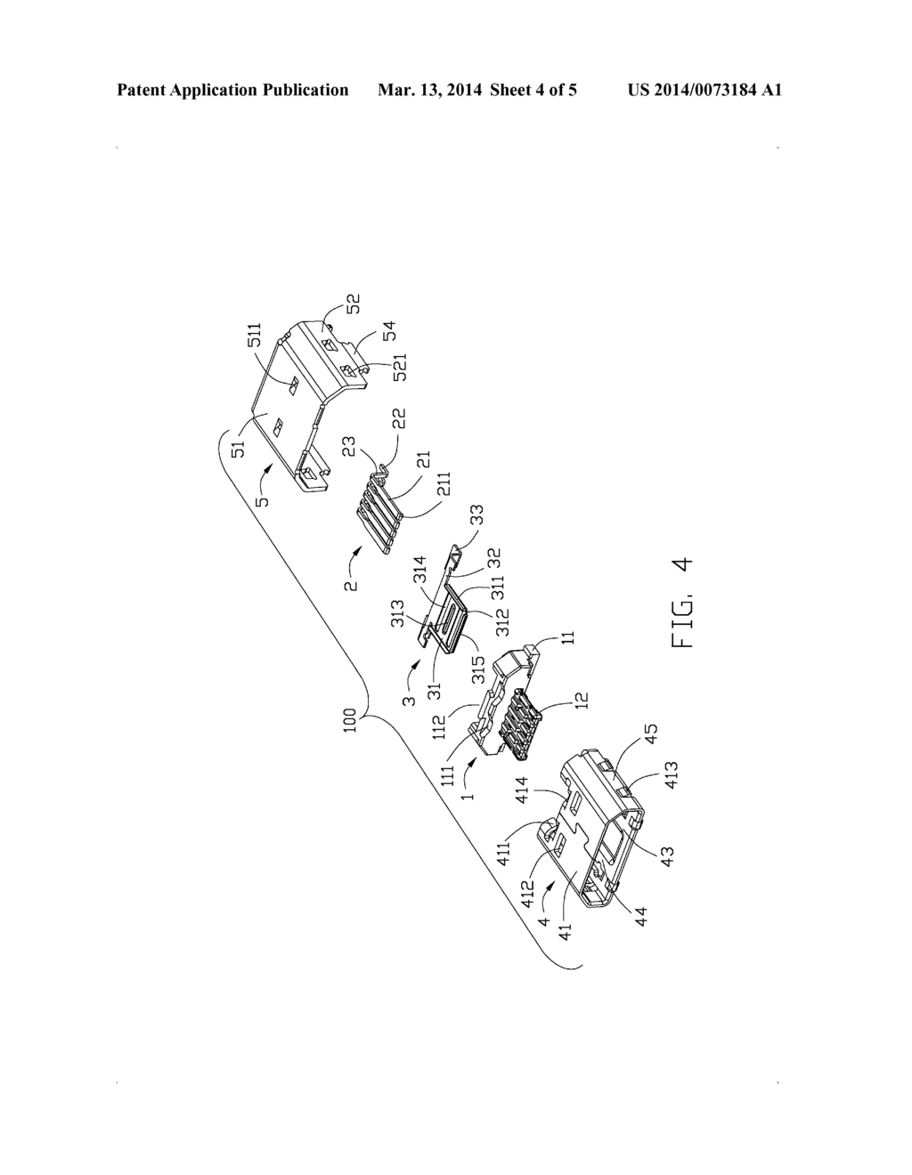 ELECTRICAL CONNECTOR WITH A METAL PLATE FOR PREVENTING ELECTROMAGNETIC     INTERFERENCE - diagram, schematic, and image 05