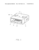 SOCKET CONNECTOR WITH A SUB-SHELL FLEXIBLY CONNECT WITH A PRINTED CIRCUIT     BOARD diagram and image