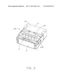 SOCKET CONNECTOR WITH A SUB-SHELL FLEXIBLY CONNECT WITH A PRINTED CIRCUIT     BOARD diagram and image