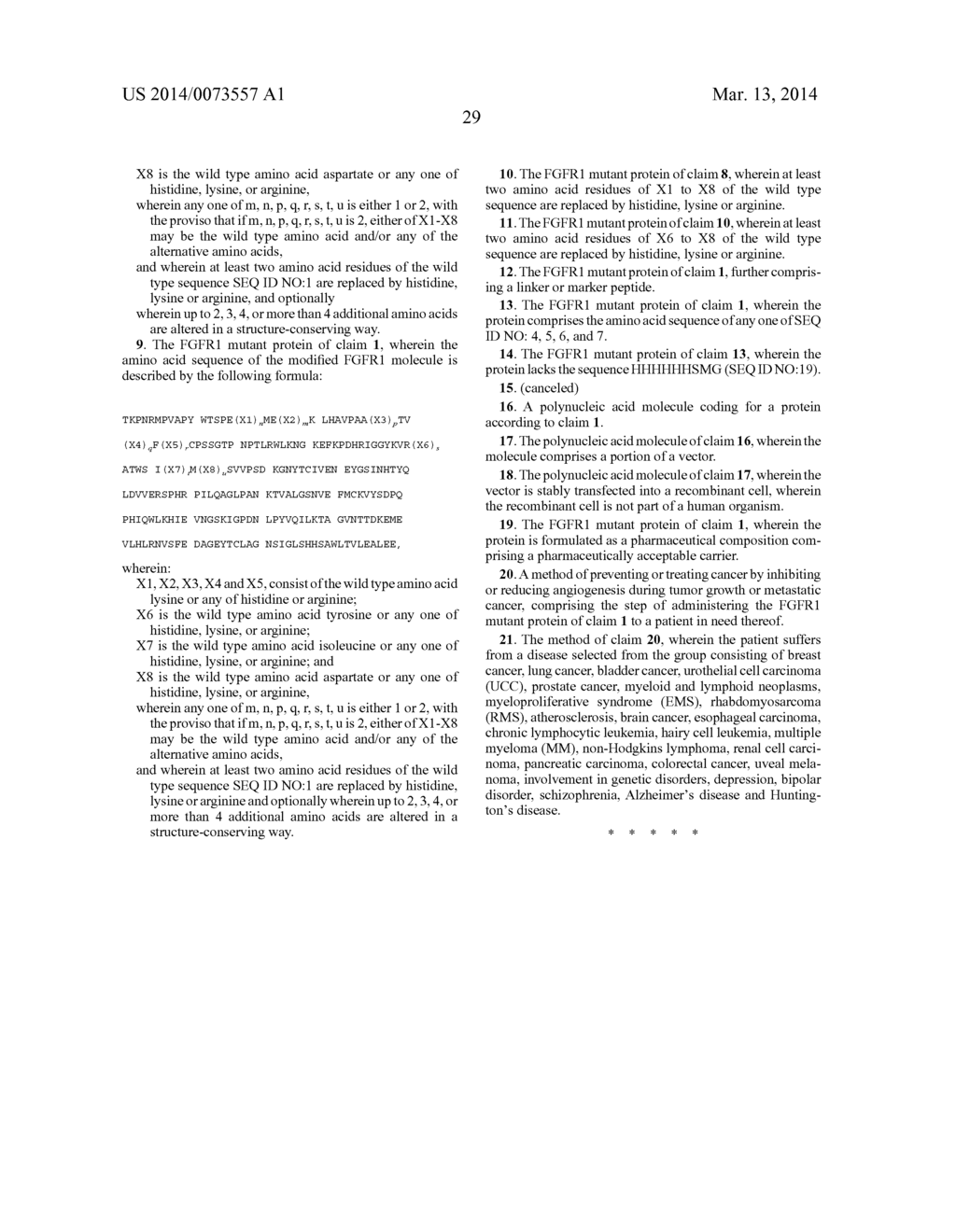 FGFRI-BASED ANTAGONISTS WITH IMPROVED GLYCOSAMINOGLYCAN AFFINITY AND     METHODS OF USING SAME - diagram, schematic, and image 45