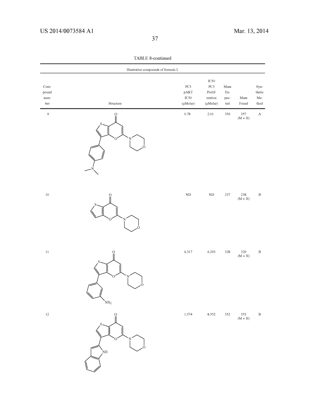 Thienopyranones as Kinase Inhibitors - diagram, schematic, and image 38