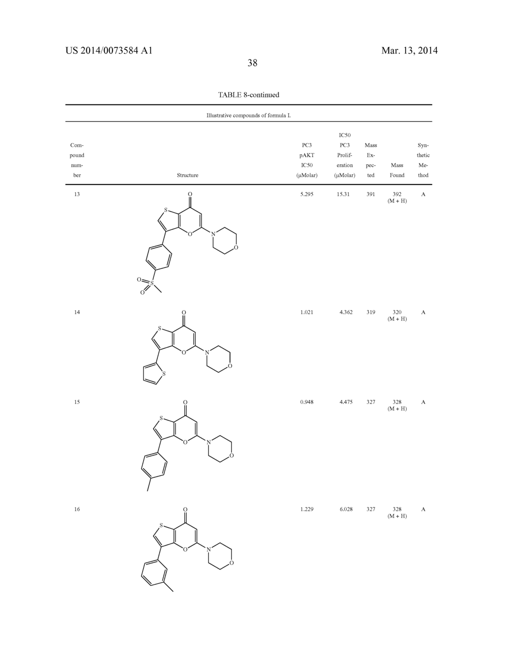 Thienopyranones as Kinase Inhibitors - diagram, schematic, and image 39