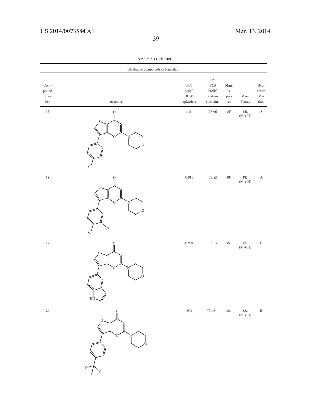 Thienopyranones as Kinase Inhibitors - diagram, schematic, and image 40