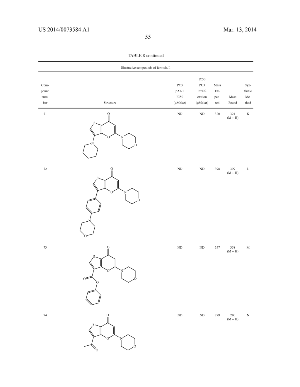 Thienopyranones as Kinase Inhibitors - diagram, schematic, and image 56